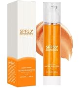 Body Glow Shimmering Gel with SPF 50+ Glitter Effect & Broad Spectrum Protection, Lightweight Glo...
