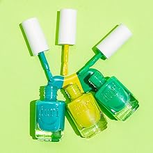 bright green nail polish duri vegan no parabens  made in usa gift at home manicure pedicure art 