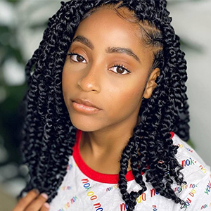 bileaf passion twist crochet hair