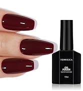 red gel nail polish