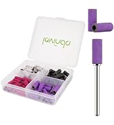 Lavinda Nail Drill Bits 80#120#180#240# Small Sanding Bands for Nail Drill 4 Color Electric File ...