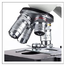 OMAX compound biological microscope with eight level magnifications from 40X to 2000X