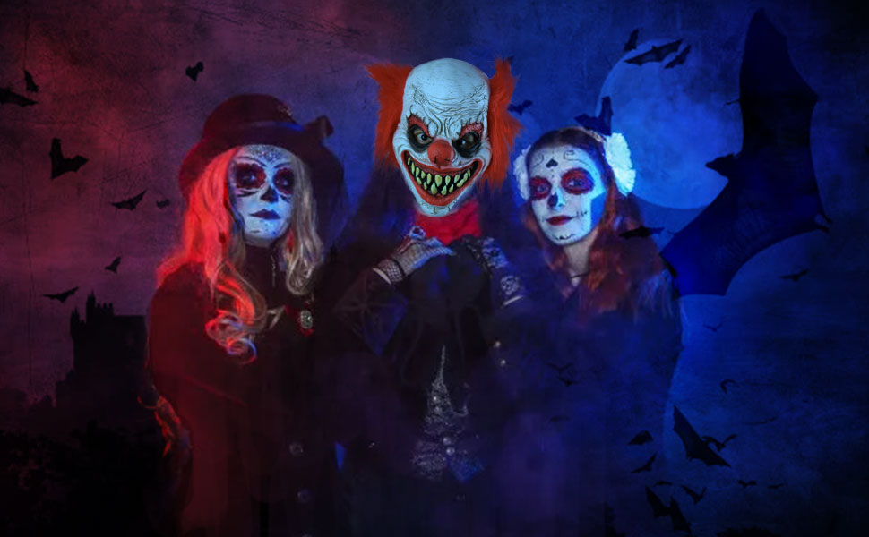 Halloween clown mask
