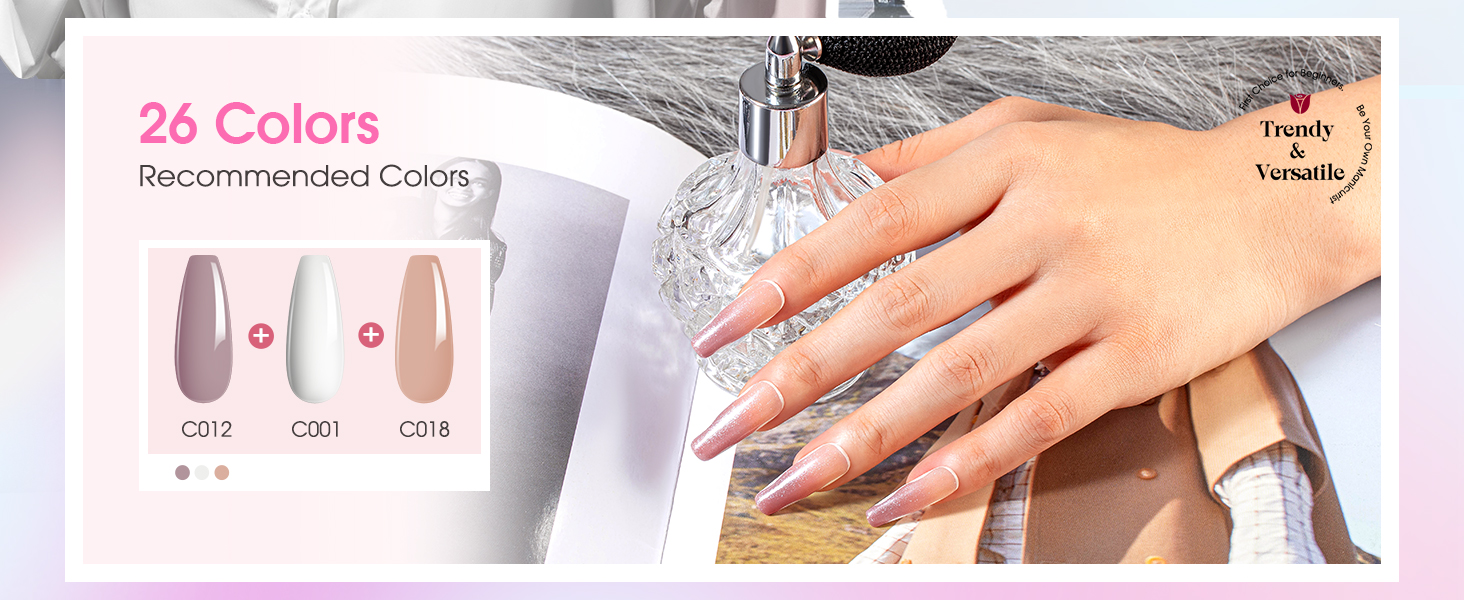 nude gel nail polish