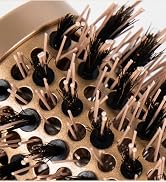 Boar bristles round brush nano ceramic ionic tech, faster blow drying