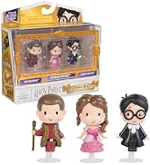 Wizarding World Harry Potter, Micro Magical Moments Year 4 Figure Set with Harry, Hermione, Vikto...
