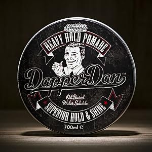dapper dan, heavy hold pomade, hair styling products for men