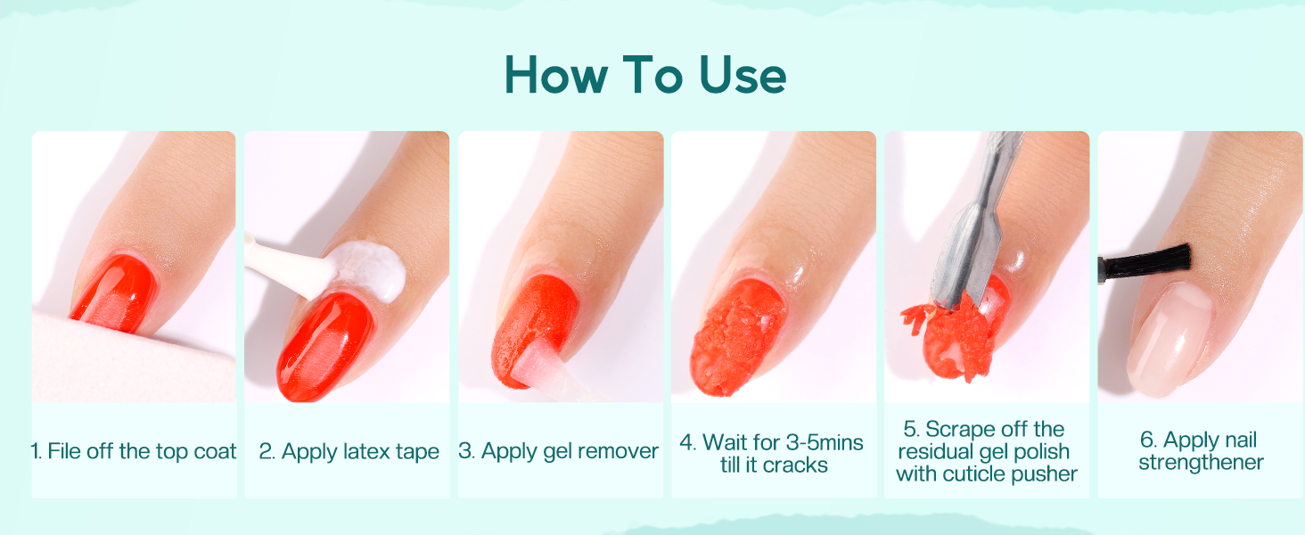 MOROVAN GEL NAIL POLISH REMOVER KIT