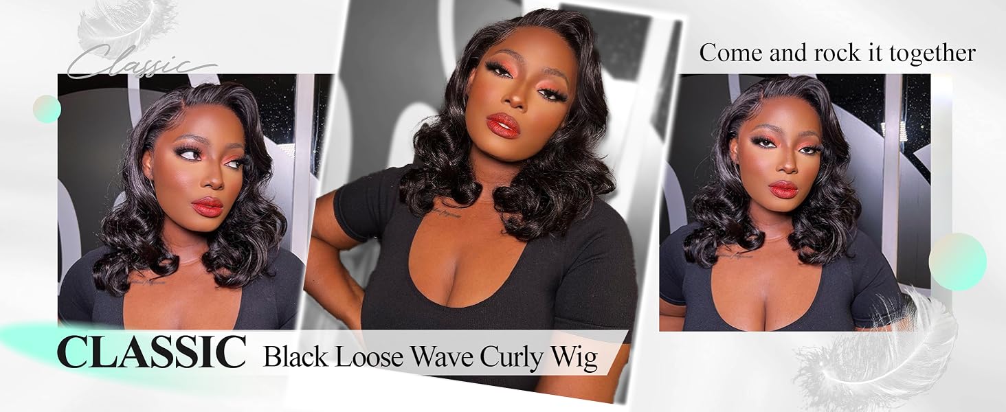 loose wave wig