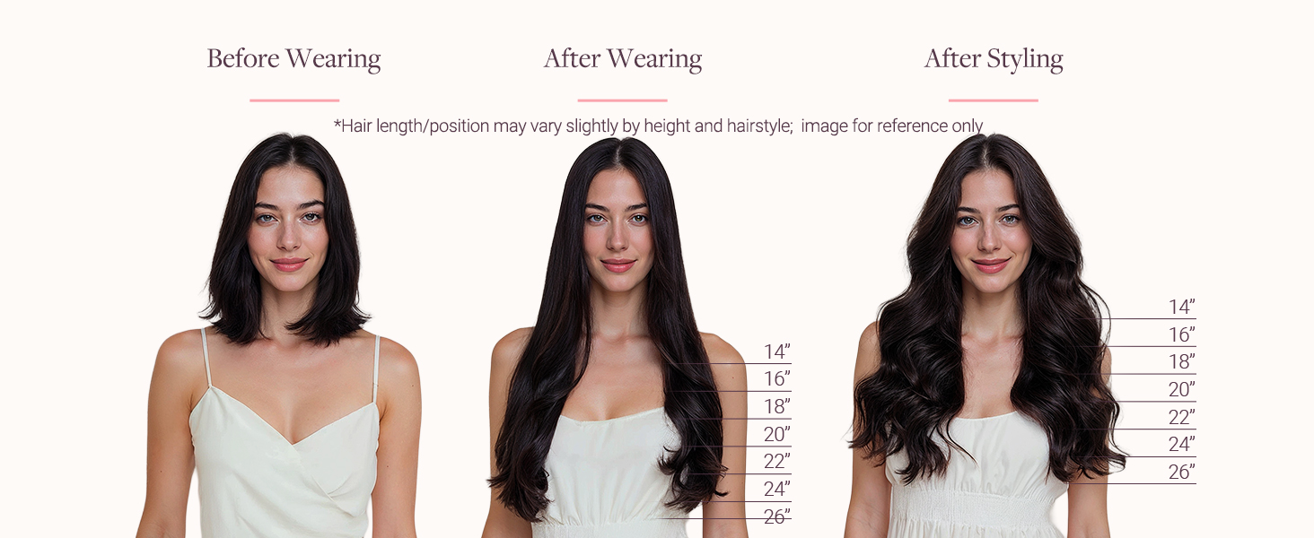 googoo clip in hair extensions real human hair straight hair