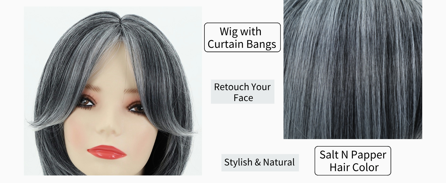 wig with bangs 