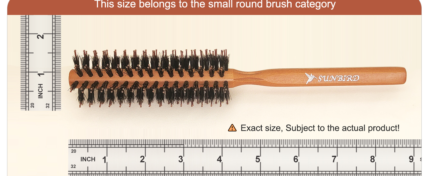 Boar Bristle Round Brush 