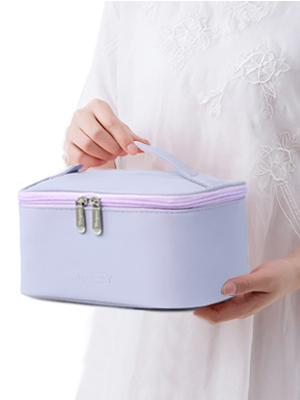 makeup bag purple