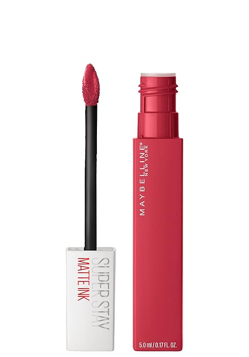 long lasting lipstick, maybelline lipstick, long wear lipstick, smudge proof lipstick, red lipstick