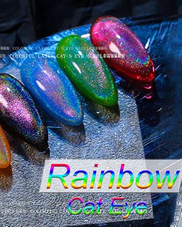 Rainbow cat eye