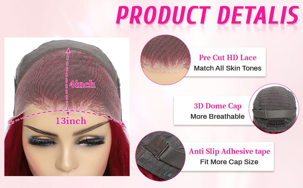 HD Lace Front Wigs Human Hair