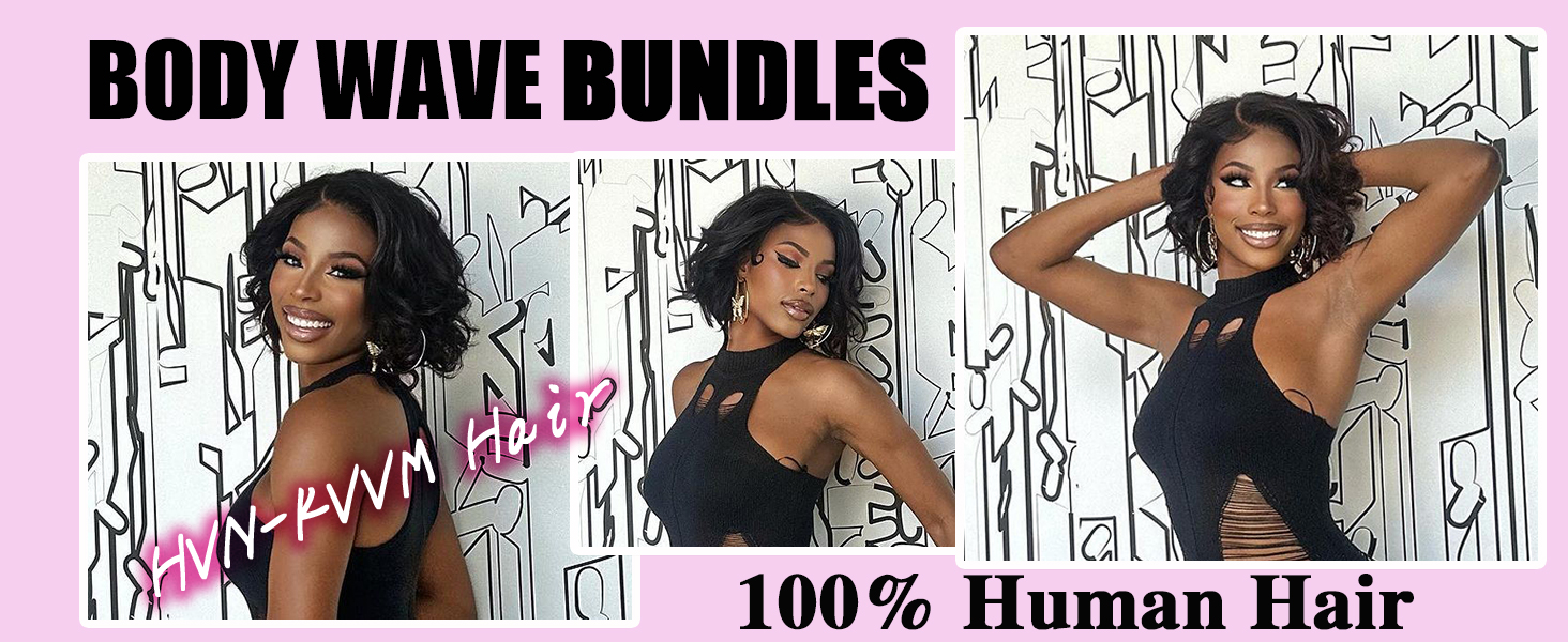4 bundles human hair