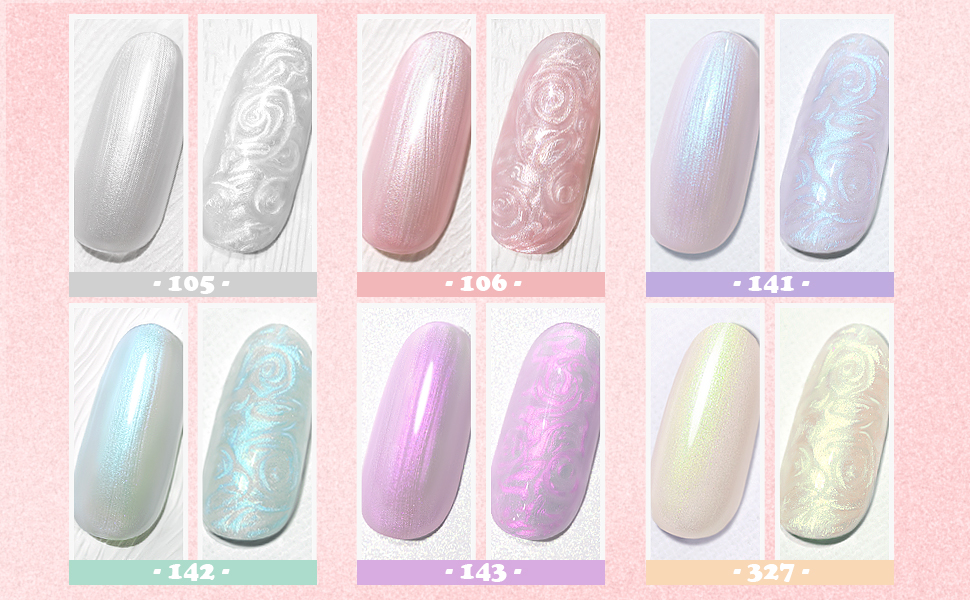 glitter shell gel polish