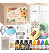 JUYRLE Bath Bomb Making Kit- 49Pcs DIY Bath Bomb Kit for Aldult, Make Your Own Shower Bombs, Spa ...