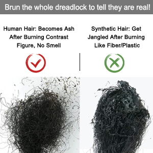 Burn Test Real Hair