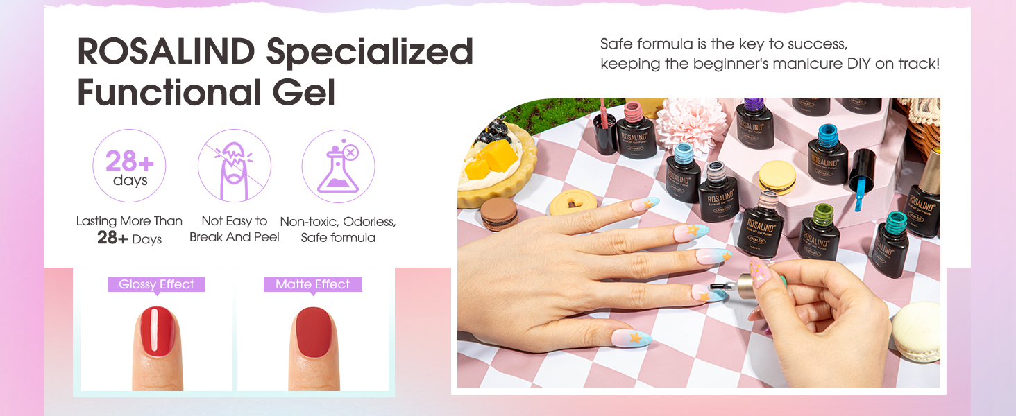 top and base coat gel nail polish