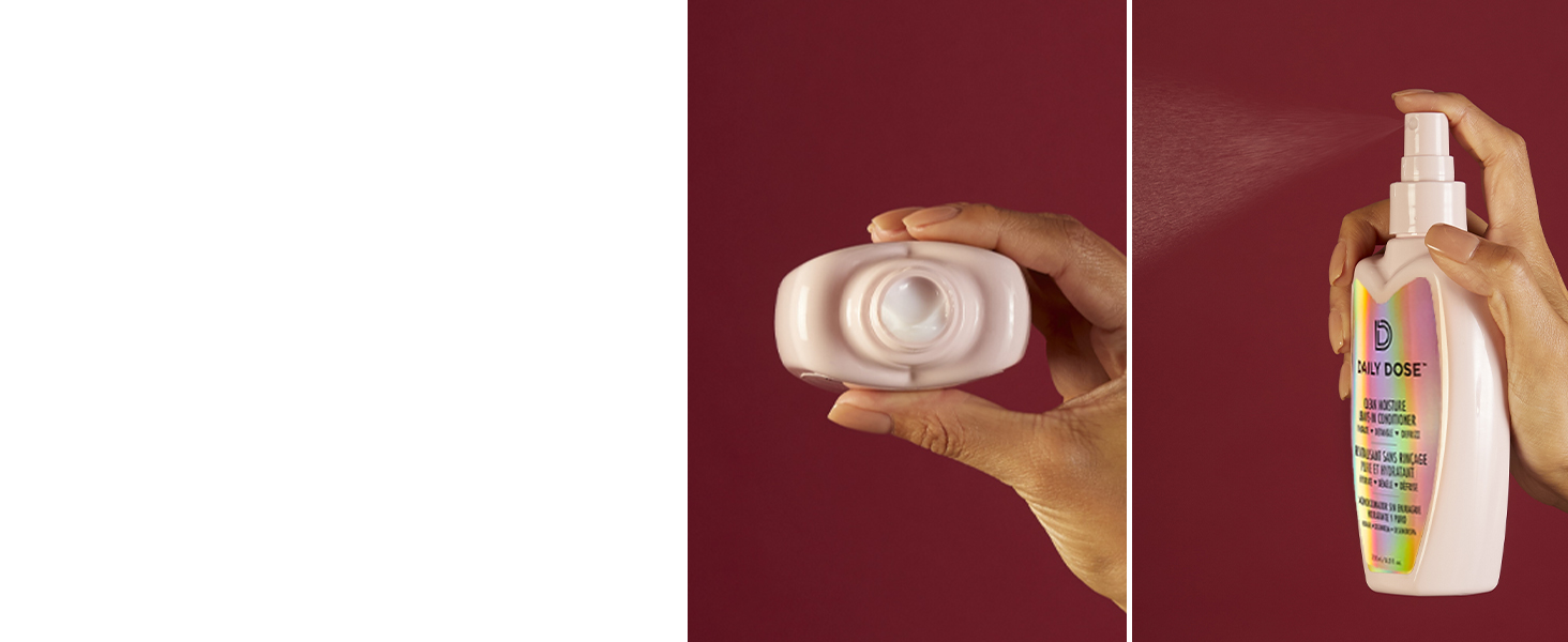Daily Dose Clean Moisture Leave-in Conditioner Cream to Mist Formula is Easy to Spray