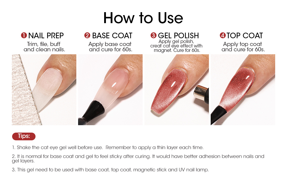 red gel nail polish
