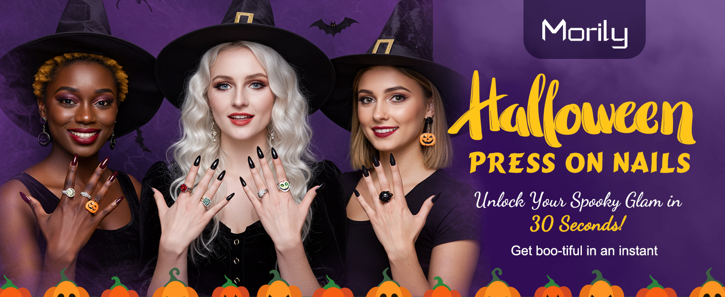Morily Halloween Press on Nails