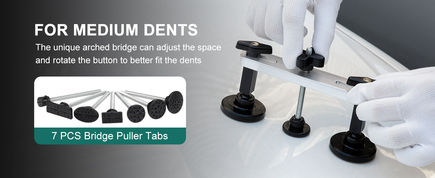 Dent Puller Hail Remover Kit, Car Paintless Dent Removal Kit Tools Dent Suction Puller Repair