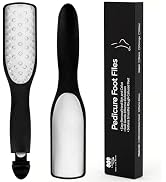 YTD likomey Coarse Fine Double Sided Foot File,Super Durable Stainless Steels Foot Scrubber,for W...