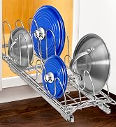 LYNK PROFESSIONAL Slide Out Pan and Pot Lid Organizer for Cabinet