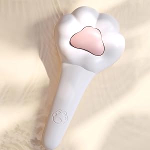 Cute Paw-Shaped Cat Brush with Release Button: Deep Fur Removal and Easy Cleaning for All Cat Breeds