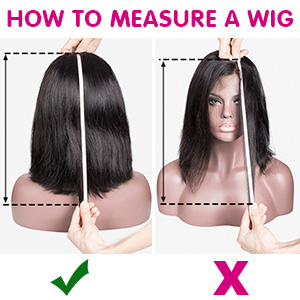 How to measure a wig