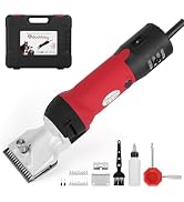 DUCKBOY Heavy Duty Clippers for Thick Coats Animals, 600W Professional Electric Shearing Machine ...