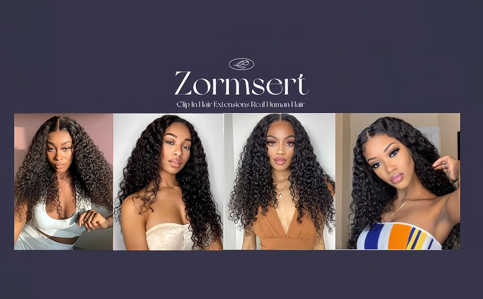curly clip in hair extensions
