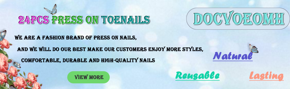 Press on toenails for women