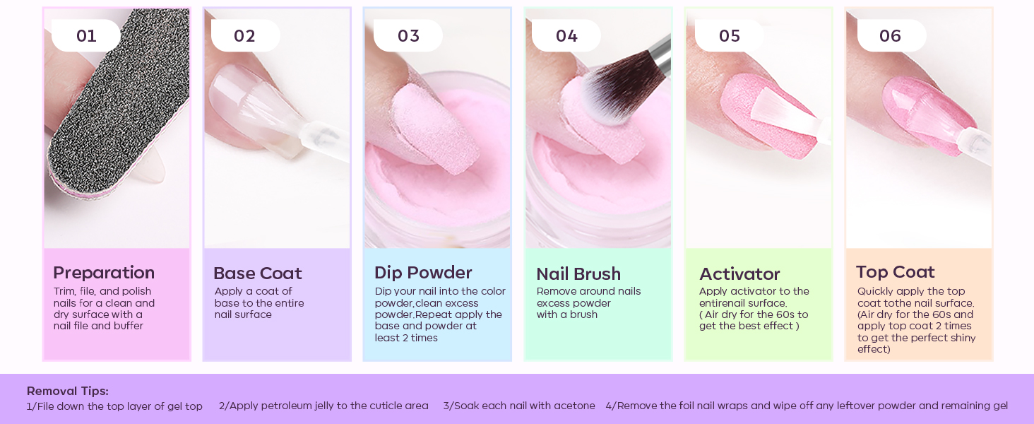 gel dip powder nail kit