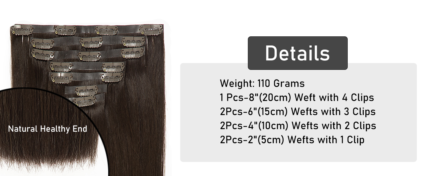 seamless real human hair