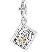 LUXILLA Love You Best Friend Grandma Wife Heart Charm 925 Sterling Silver Charms Fit for Bracelet...