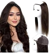 RUNATURE Real Human Hair U Part Wigs Dark Brown U Part Human Hair Wig Natural Hair 150% Density 3...