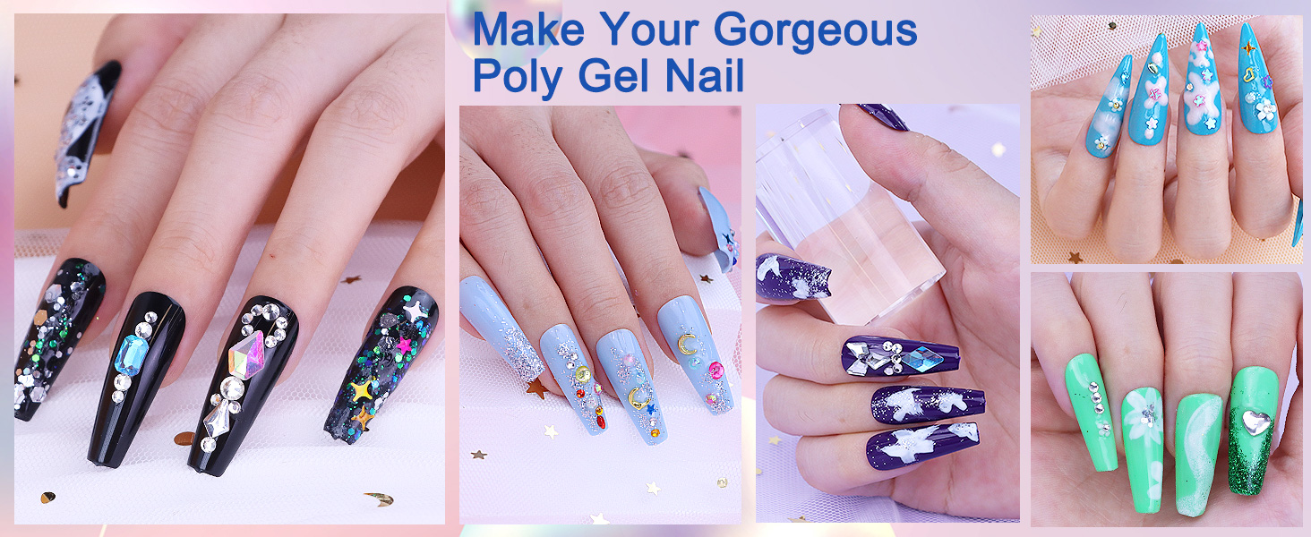 kit de polygel para uñas