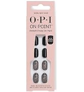 OPI On Point Press On Nails | Short Round Nail Art Press On Nails | 24 Count With Nail Glue | Lon...