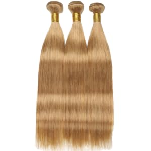 honey blonde straight bundles