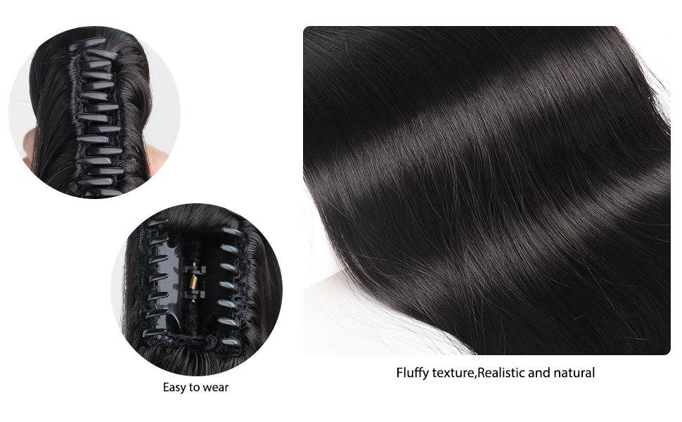 hair extension ponytail