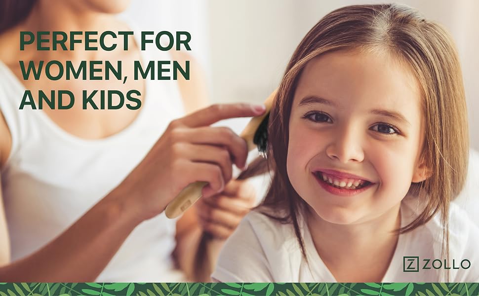 Natural Boar Bristle Hair Brush for Women, Men, Kids