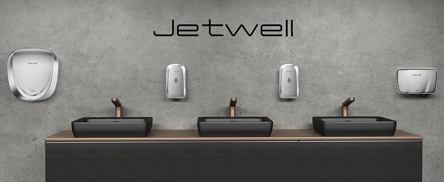 JW2902 UL commercial hand dryer soap dispenser