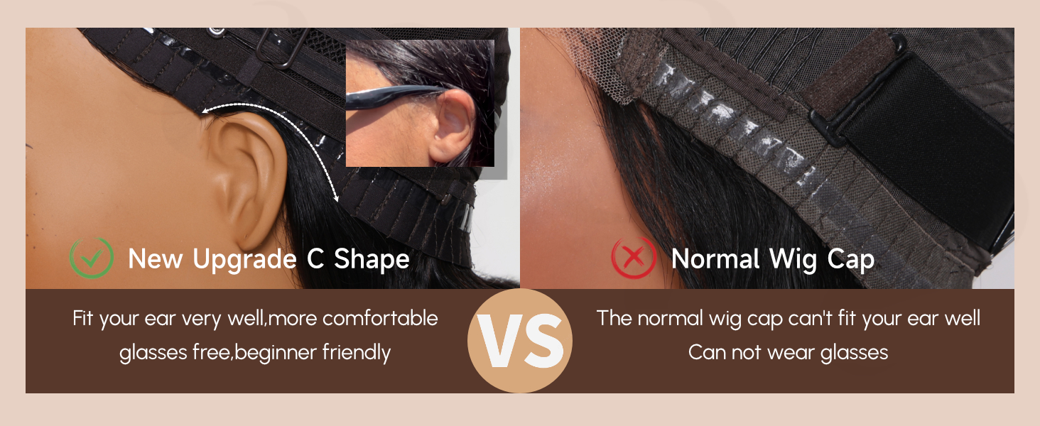 unice wear go water wave bye bye knots pre cut thin hd lace front wigs human hair for women glueless
