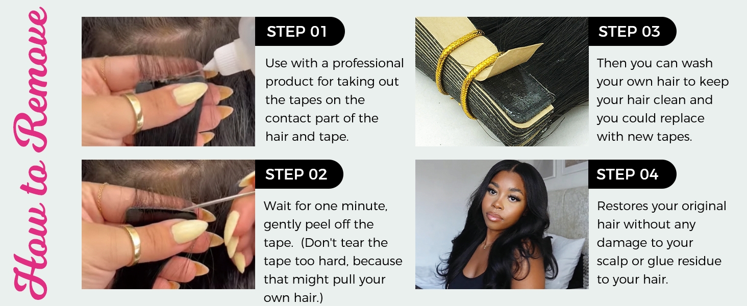 Tape in Hair Extensions Upgrade Tape