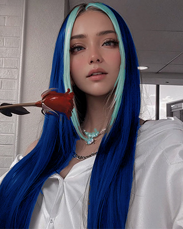 blue
