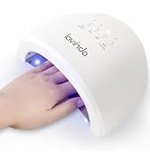 Lavinda UV LED Nail Lamp for Gel Polish, Glow Lite 48W UV Light for Nails Professional Nail Dryer...